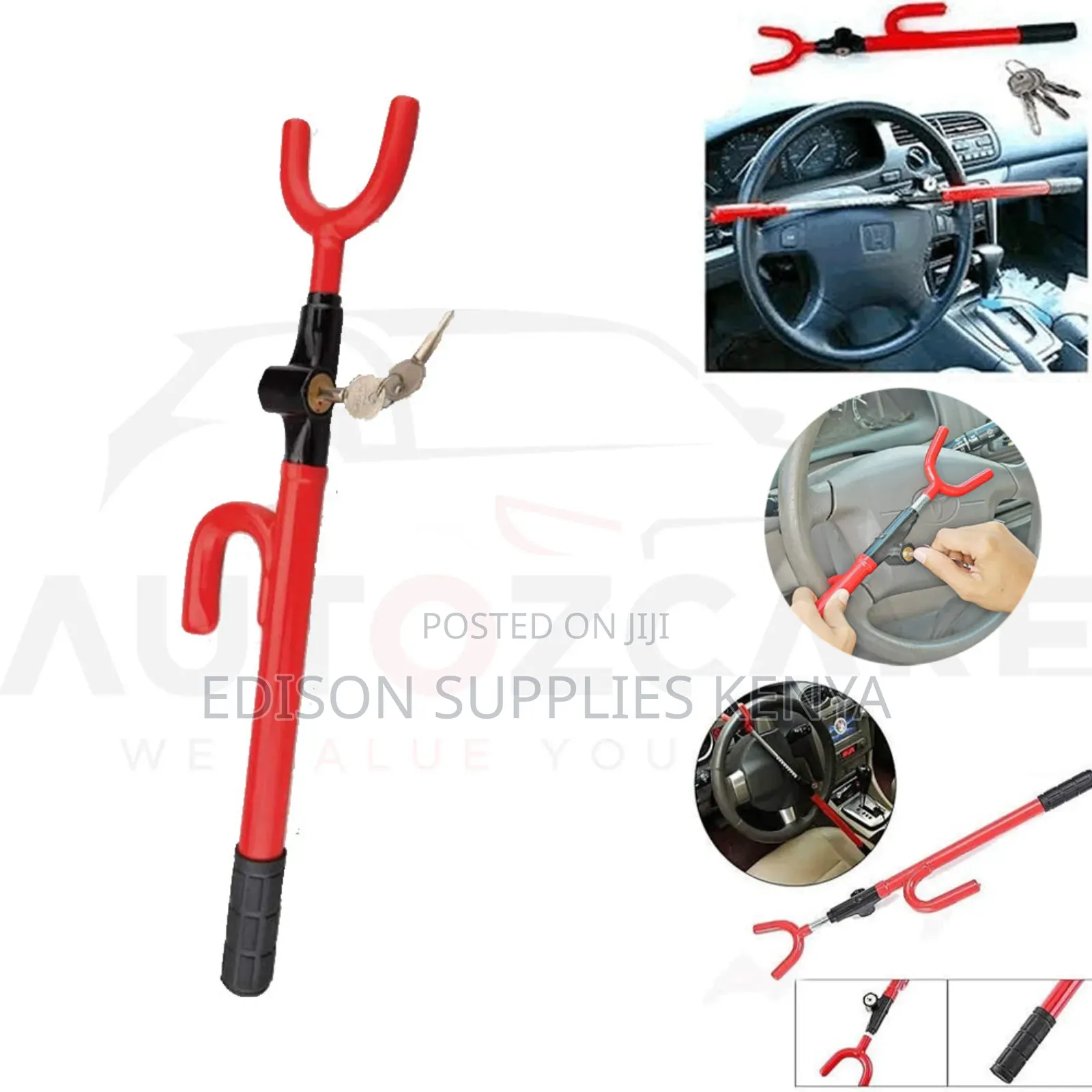 Car Steering Wheel Lock Original Anti-Theft Cars Security Heavy Duty