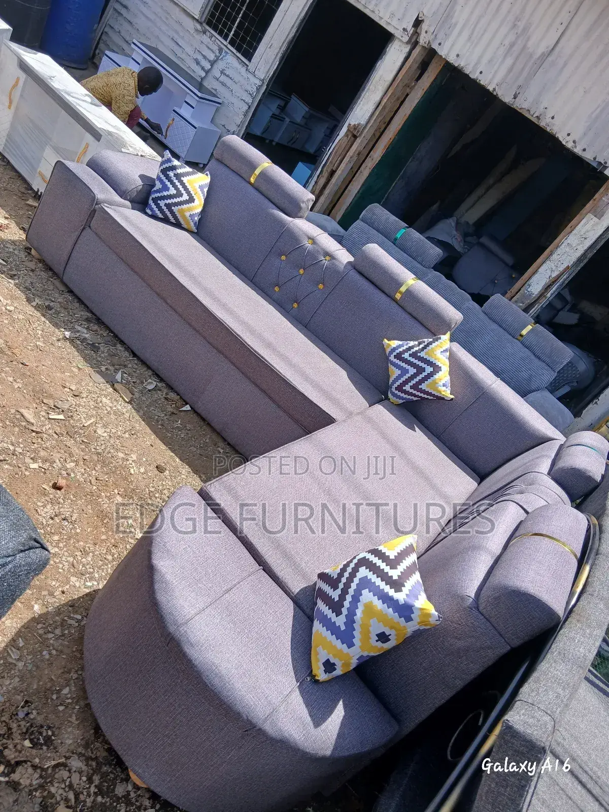 Grey Corner Seater 1for Sale