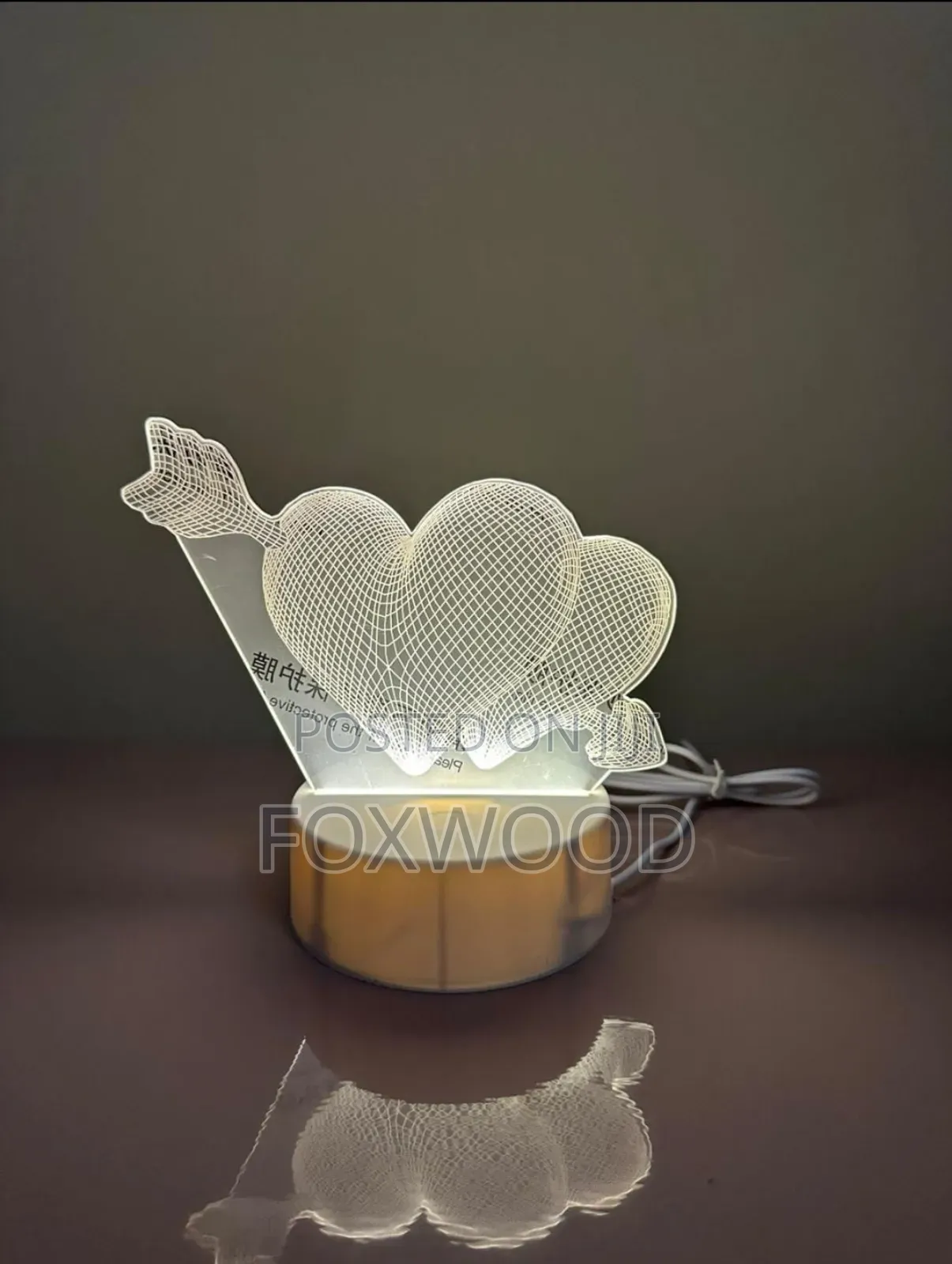 3d Printed Lights Gifts Dor Valentines