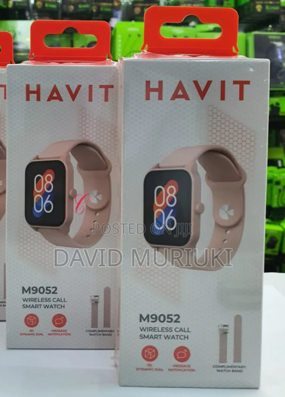 Havit M9052 Wireless Call Smart Watch in Black