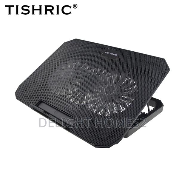 Adjustable Laptop Stand With Cooling Pad_kis - thumbnail 2