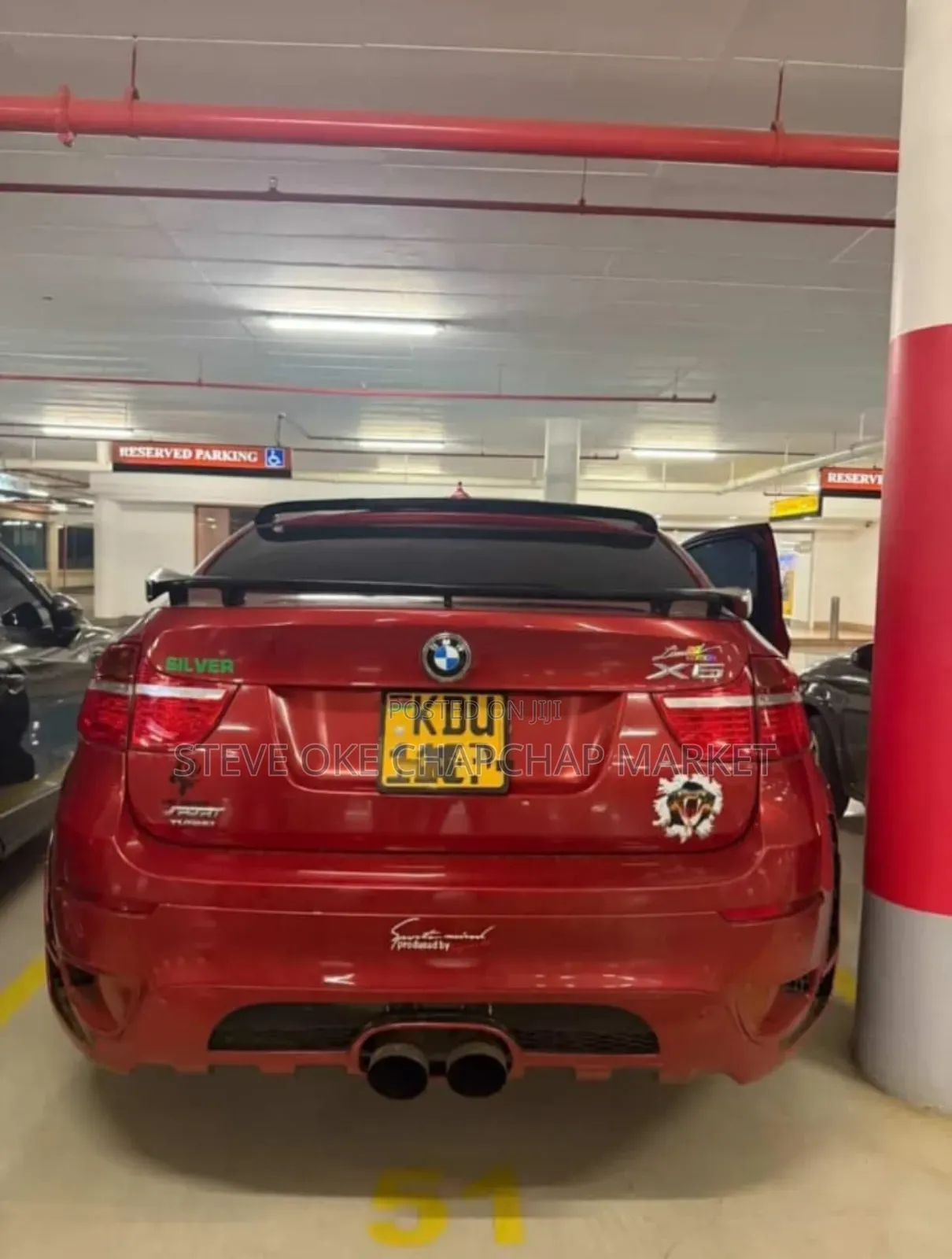 BMW X6 2011 Red