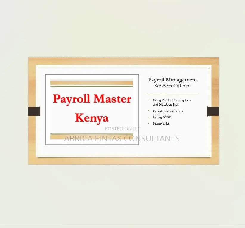 Paye, Sha, NSSF and Payroll Management