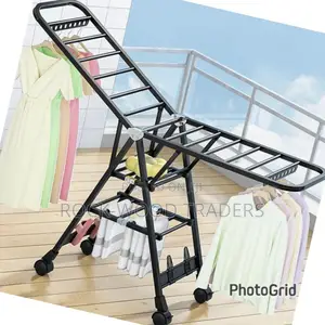 Movable Foldable Laundry Drying Rack