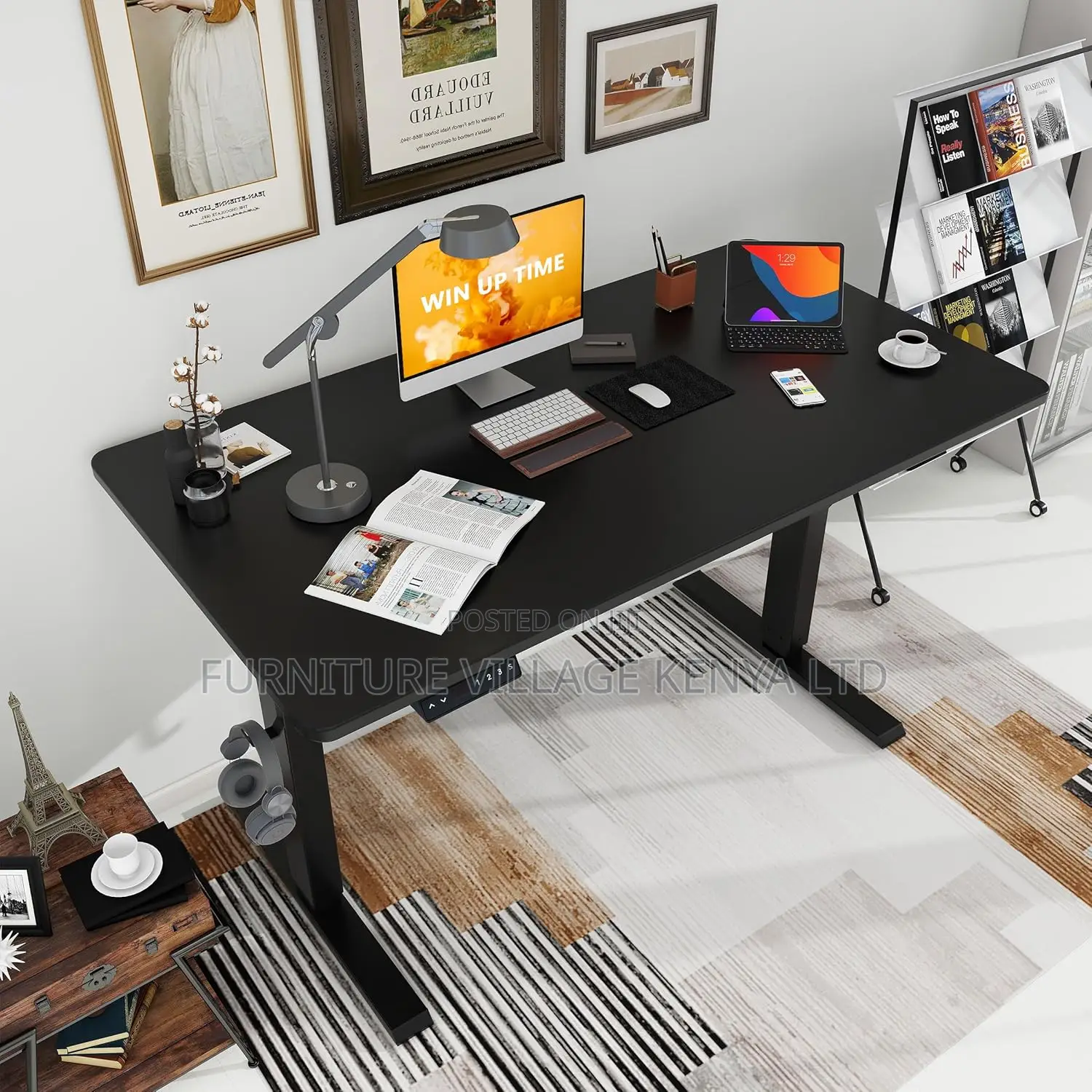 120cm Height Adjustable Electric Desk