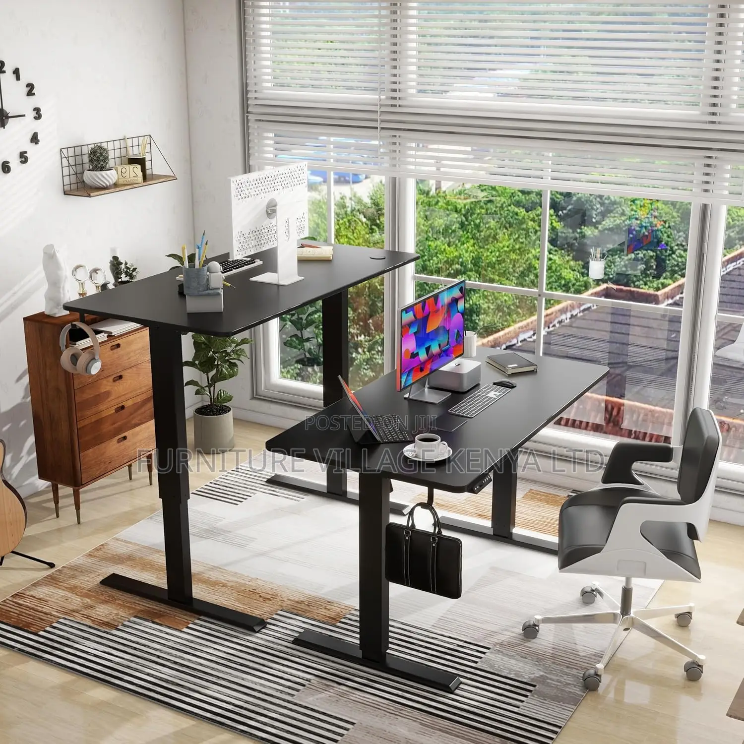120cm Height Adjustable Electric Desk