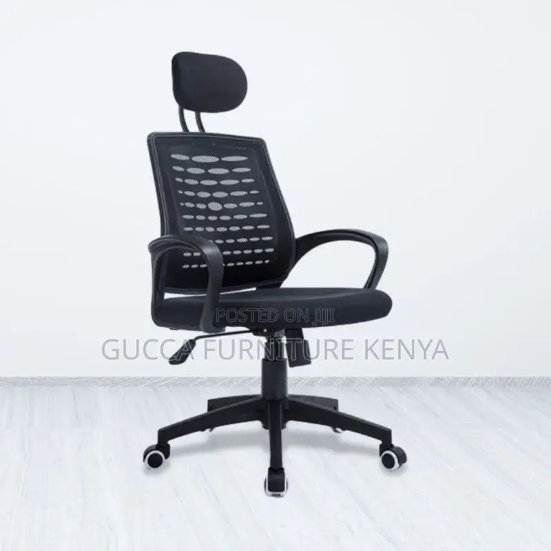 Secretarial Mesh Headrest Office Desk Chair