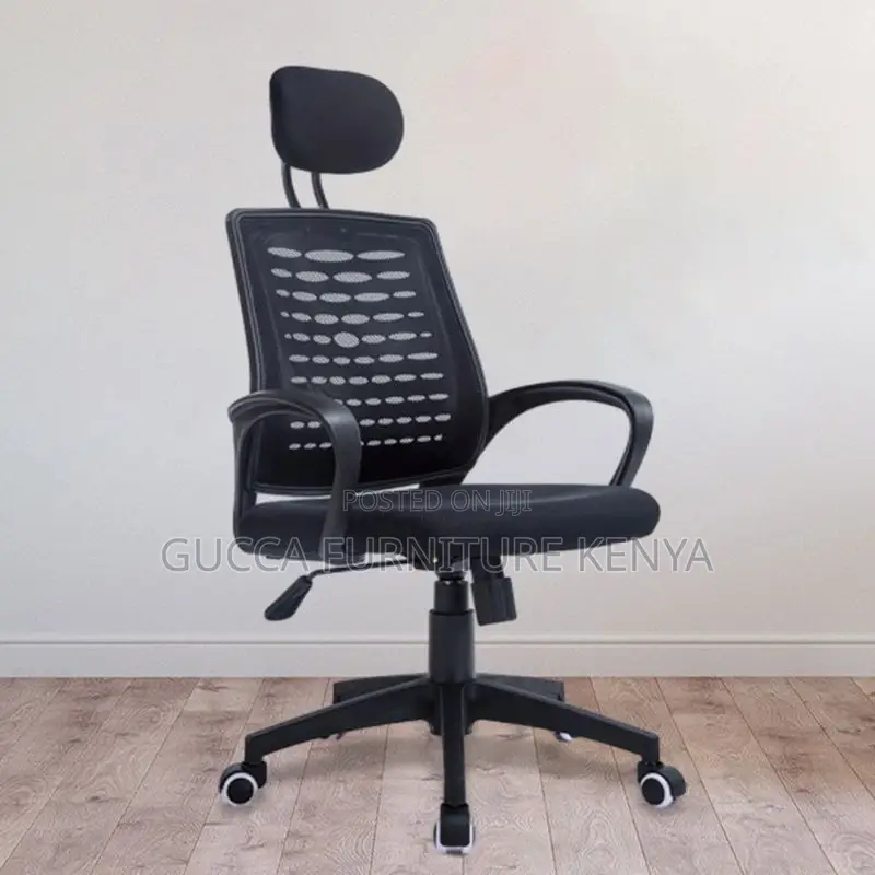 Secretarial Mesh Headrest Office Desk Chair