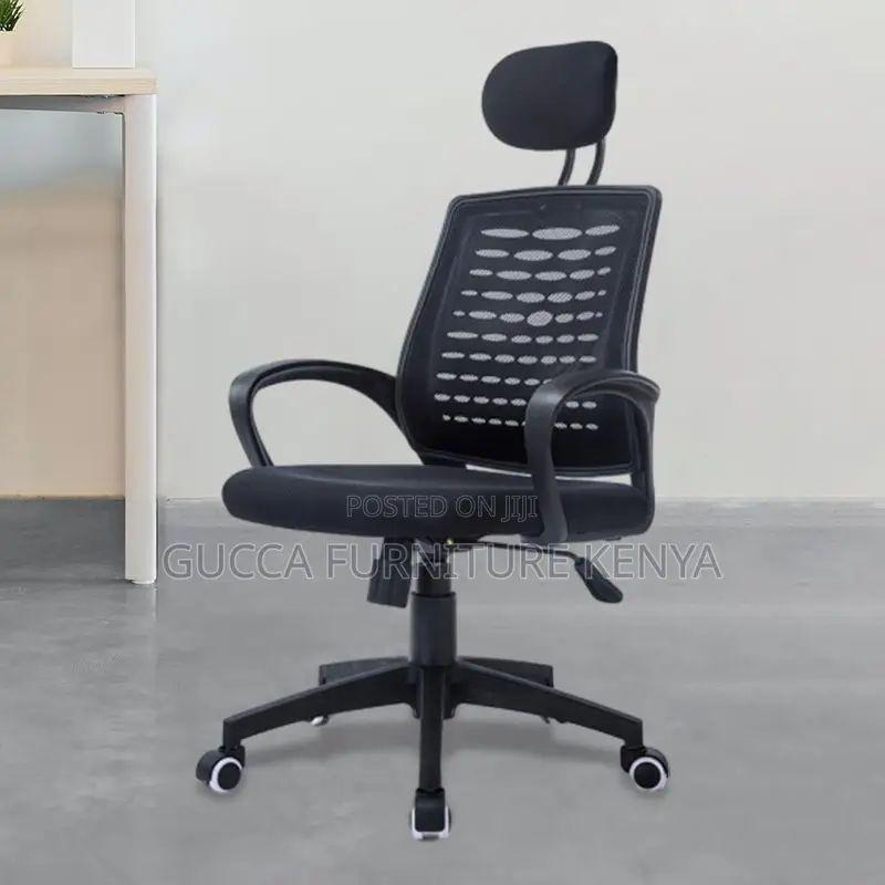 Secretarial Mesh Headrest Office Desk Chair