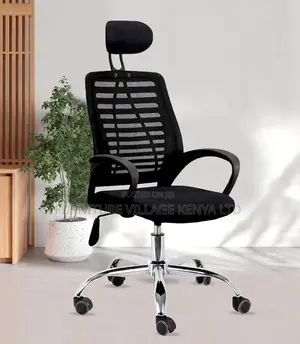 Office Chairs: Headrest Ergonomic Office Seat