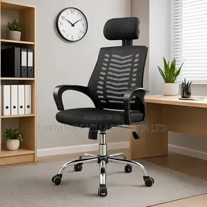Office Chairs: Headrest Ergonomic Office Seat