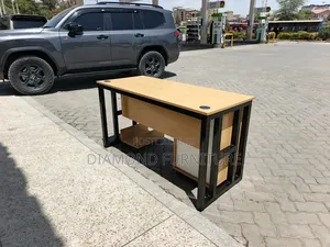 1.4m Frame Home Office Study Desk-Movable Drawers