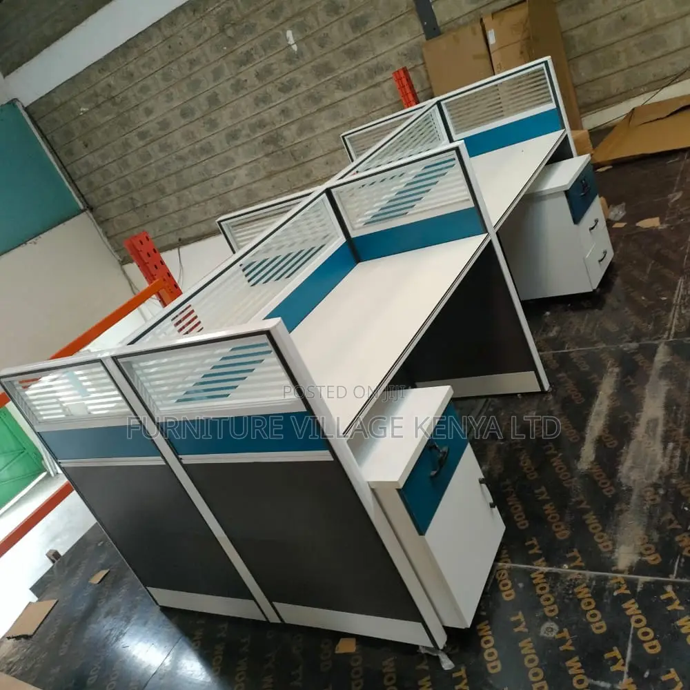 Office Workstations: 4-drawers Imported Workstation