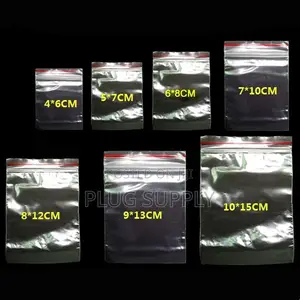 Foodgrade Ziplock Clear Bags Bundled