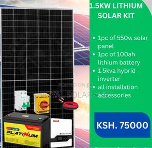 1.5kw Lithium Solar System Quality and Powerful - thumbnail 2