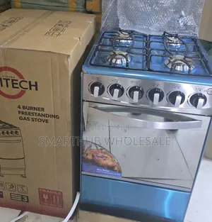 Unitech 50 by 55 Standing Cooker Silver Colour