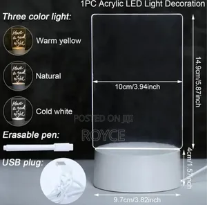 3d Acrylic Creative Visualization Lamp