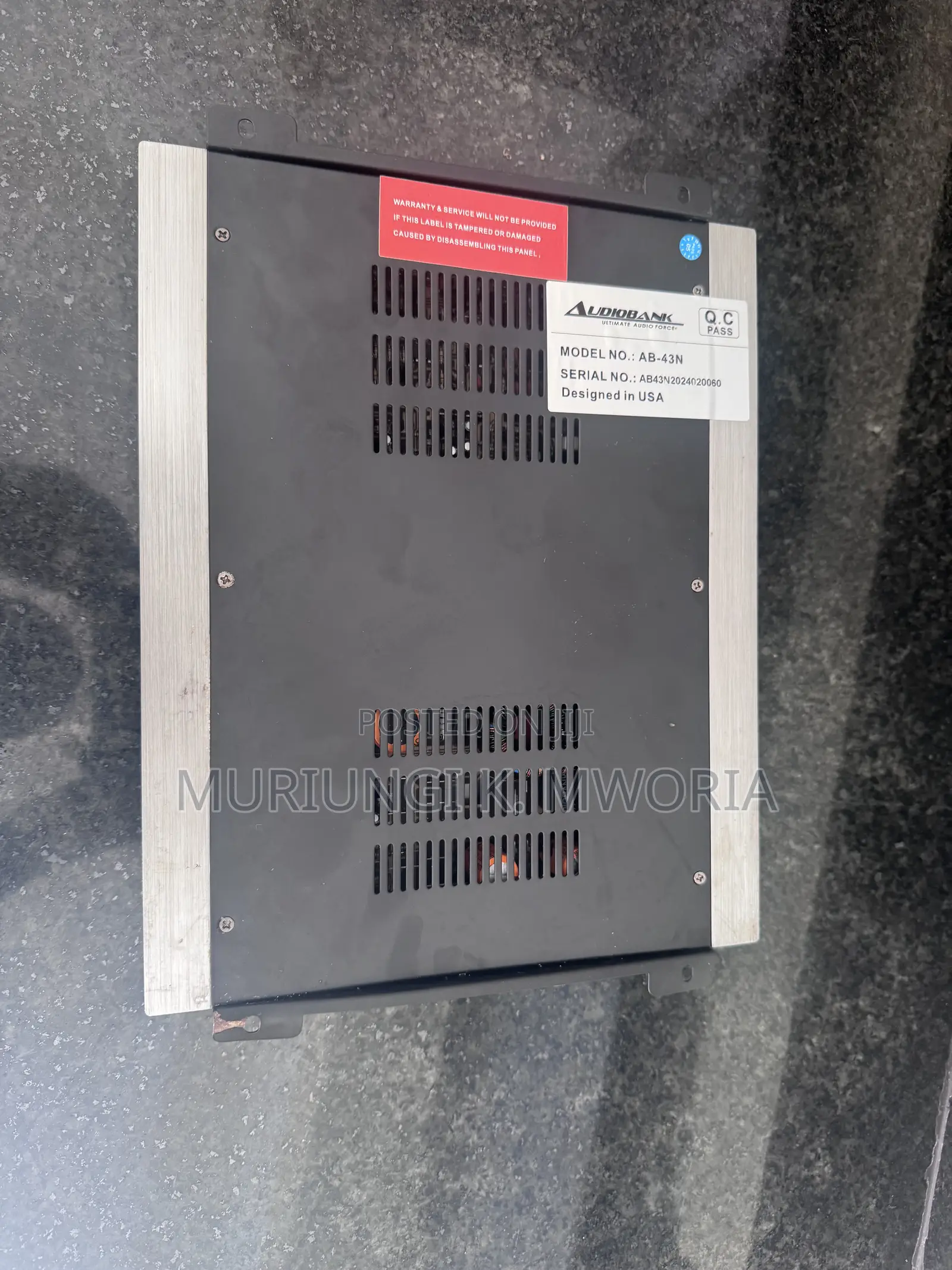 Audiobank 4 Channel 5000w Amplifier