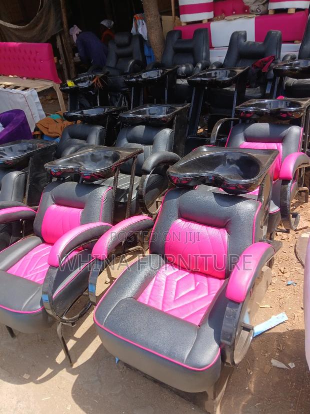 Black and Pink Salon Sink - main view