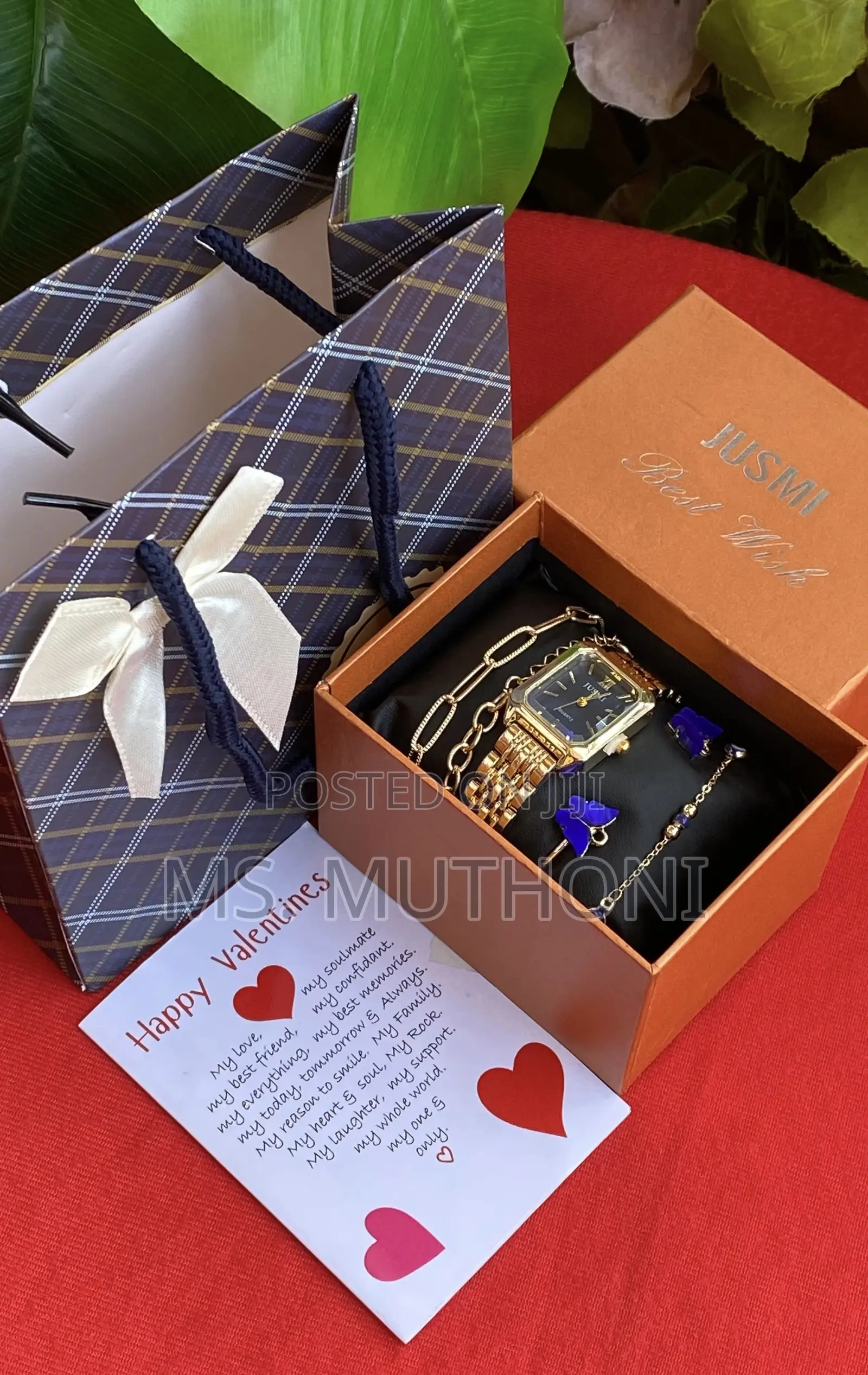  Bracelets/ Watch Valentines Ladies Gift Package