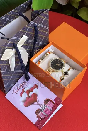  Bracelets/ Watch Valentines Ladies Gift Package