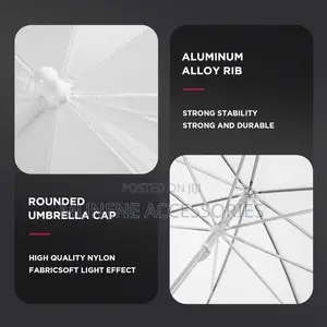 Photography Kit 43"/110cm Translucent Soft Umbrella Diffuser