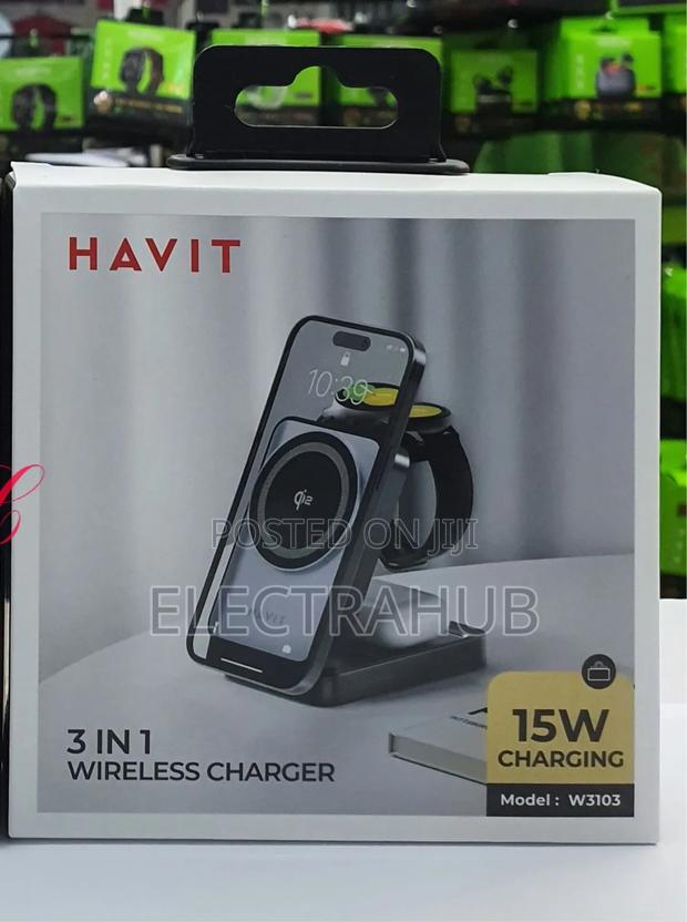 Havit 3 N 1 15w Wireless Charger Brand New Sealed