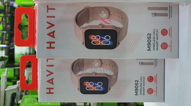 Havit M9052 Pink + Extra Strap Wireless Smartwatch - thumbnail 2