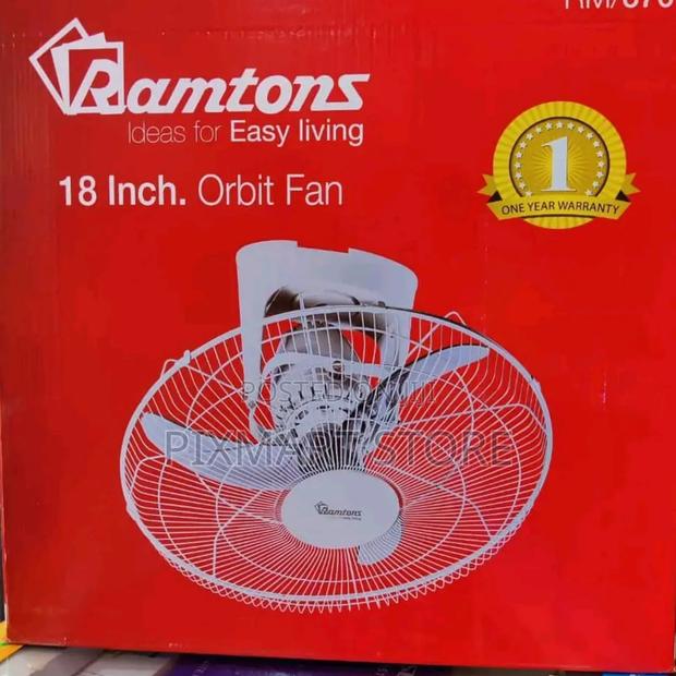 Ramtons 18′′ Orbit Table Fan – Quiet Performance for Home Office - main view