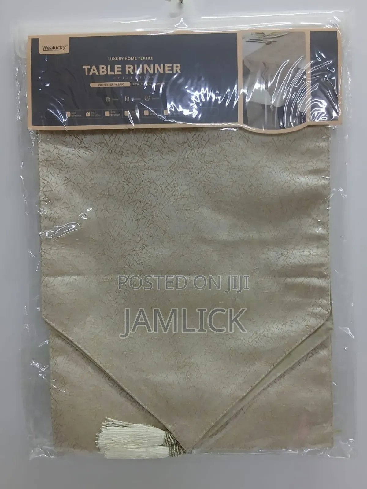 Simple Elegant Rectangular Table Runner –Bz