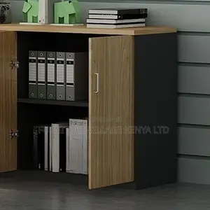 Storage Cabinets: 2-door Wooden Office Credenza Cabinet