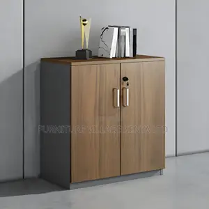 Storage Cabinets: 2-door Wooden Office Credenza Cabinet