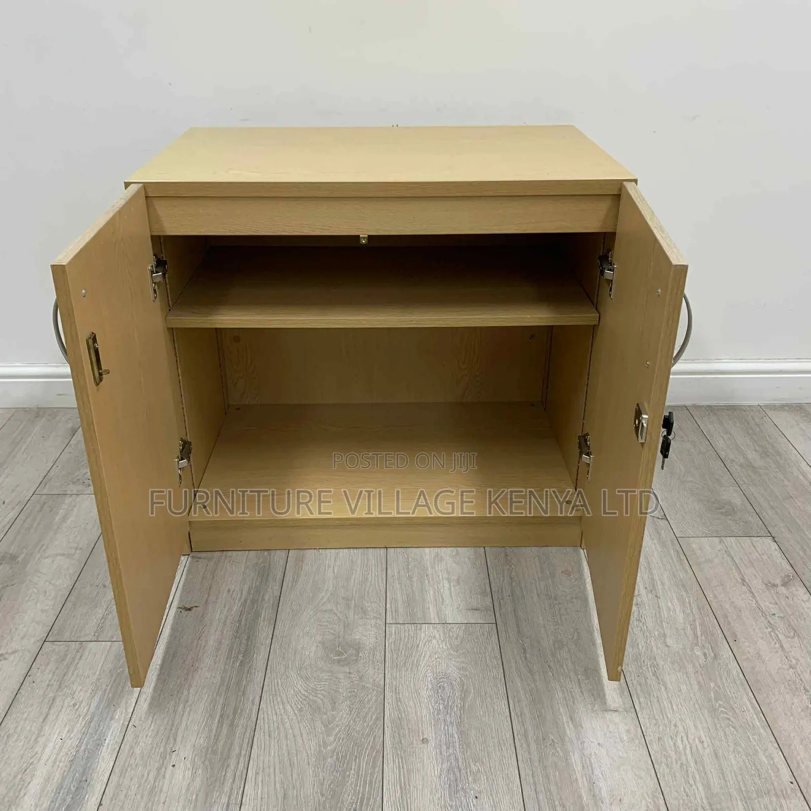 Storage Cabinets: 2-door Wooden Office Credenza Cabinet
