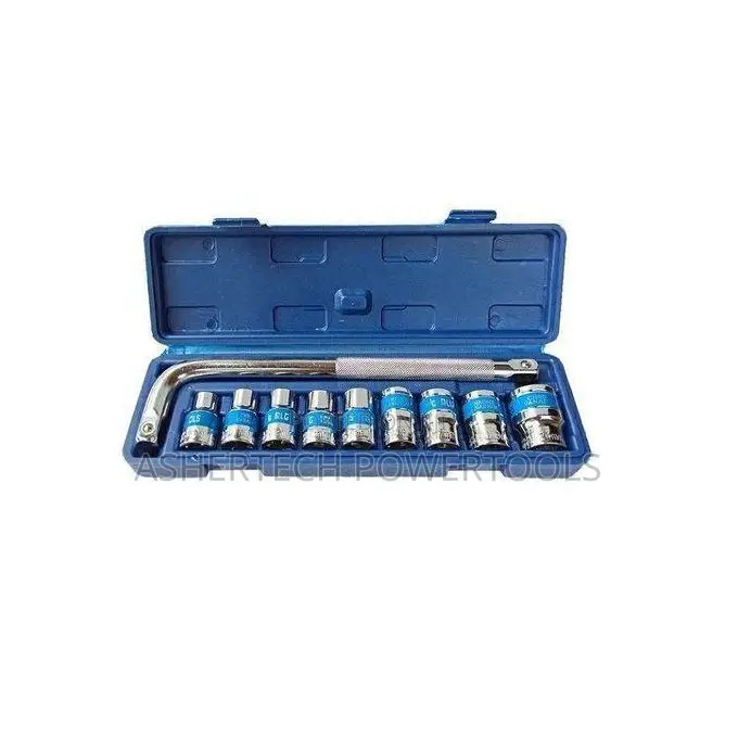 MLG Tools Box Spanner Socket Wrench Set