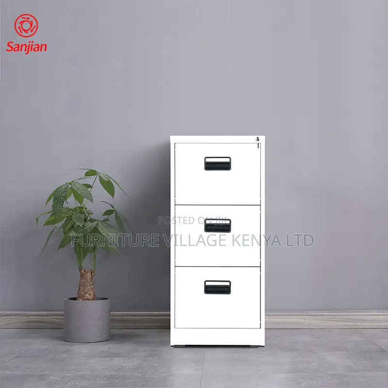 Office Cabinets: 3-drawers Steel Filing Cabinet