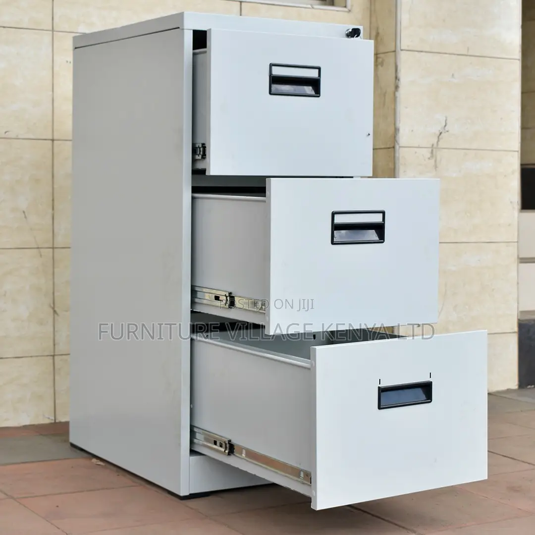 Office Cabinets: 3-drawers Steel Filing Cabinet