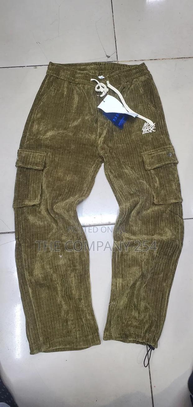 Codry Unisex Cargo Side Pocket Baggy Sweatpants Available - main view