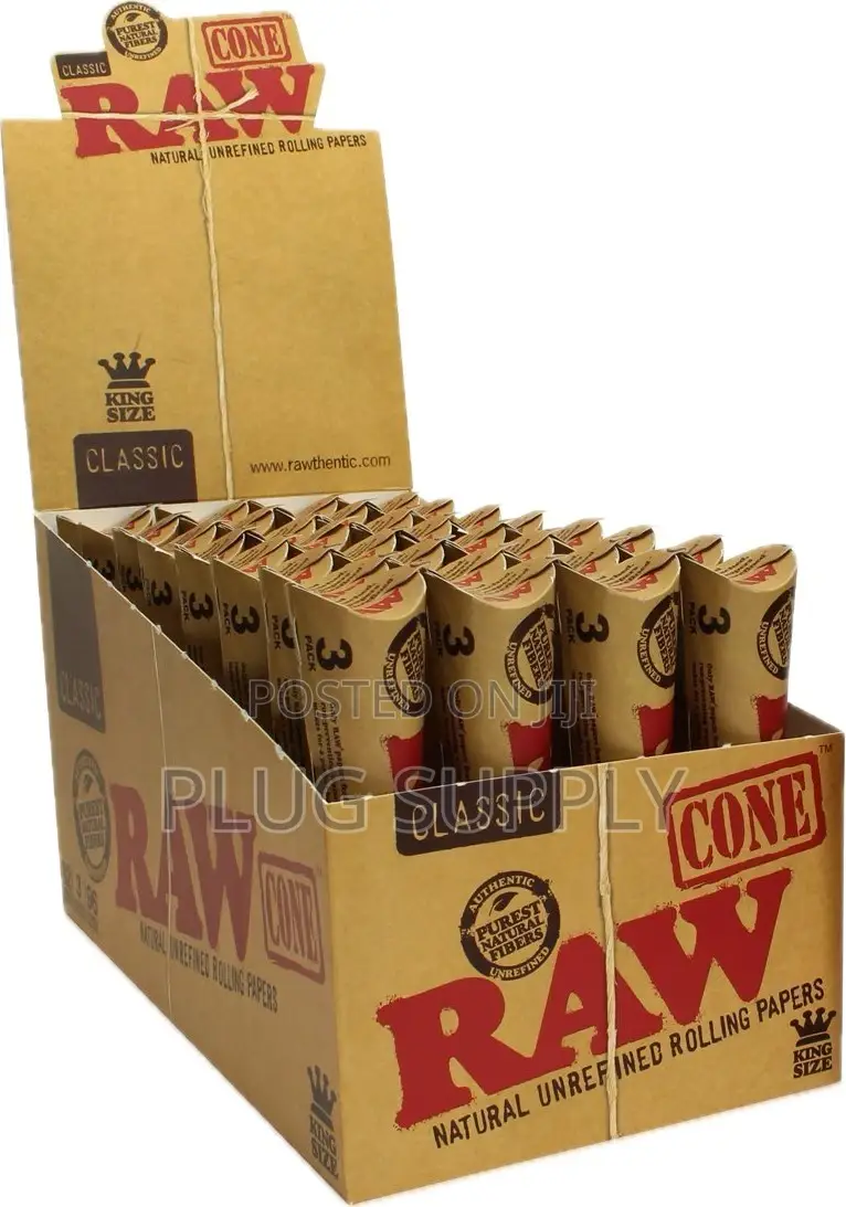Raw Classic King Size Pre-rolled Cones