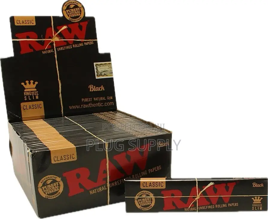 Raw Black Classic King Size Slim Rolling Papers