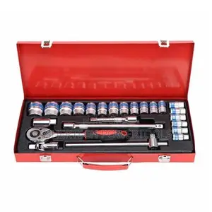 1/2" 24 Pieces Heavy Duty Combinational Ratchet Socket,