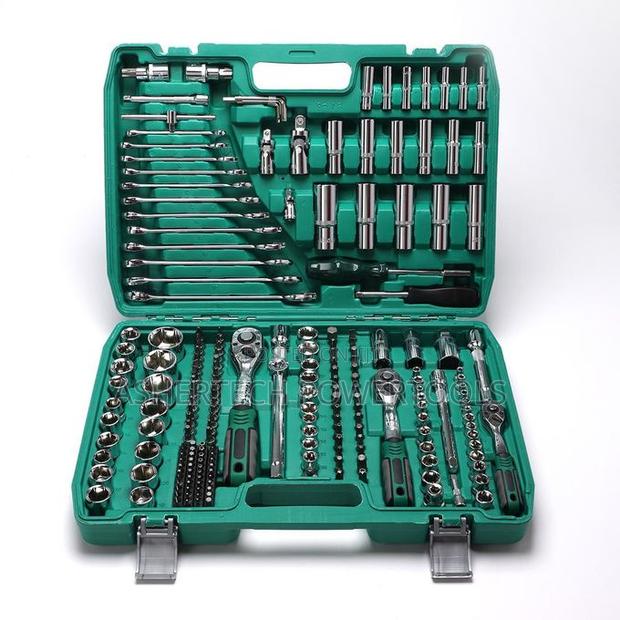 Heavy Duty 216pcs Car Tool Kit Ratchet Socket Wrench Sets