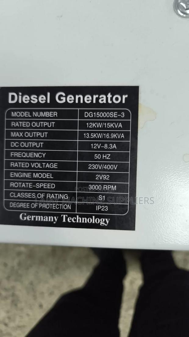 Pulsar Diesel Silent Generator, 17kva, 3-Phase. - thumbnail 2