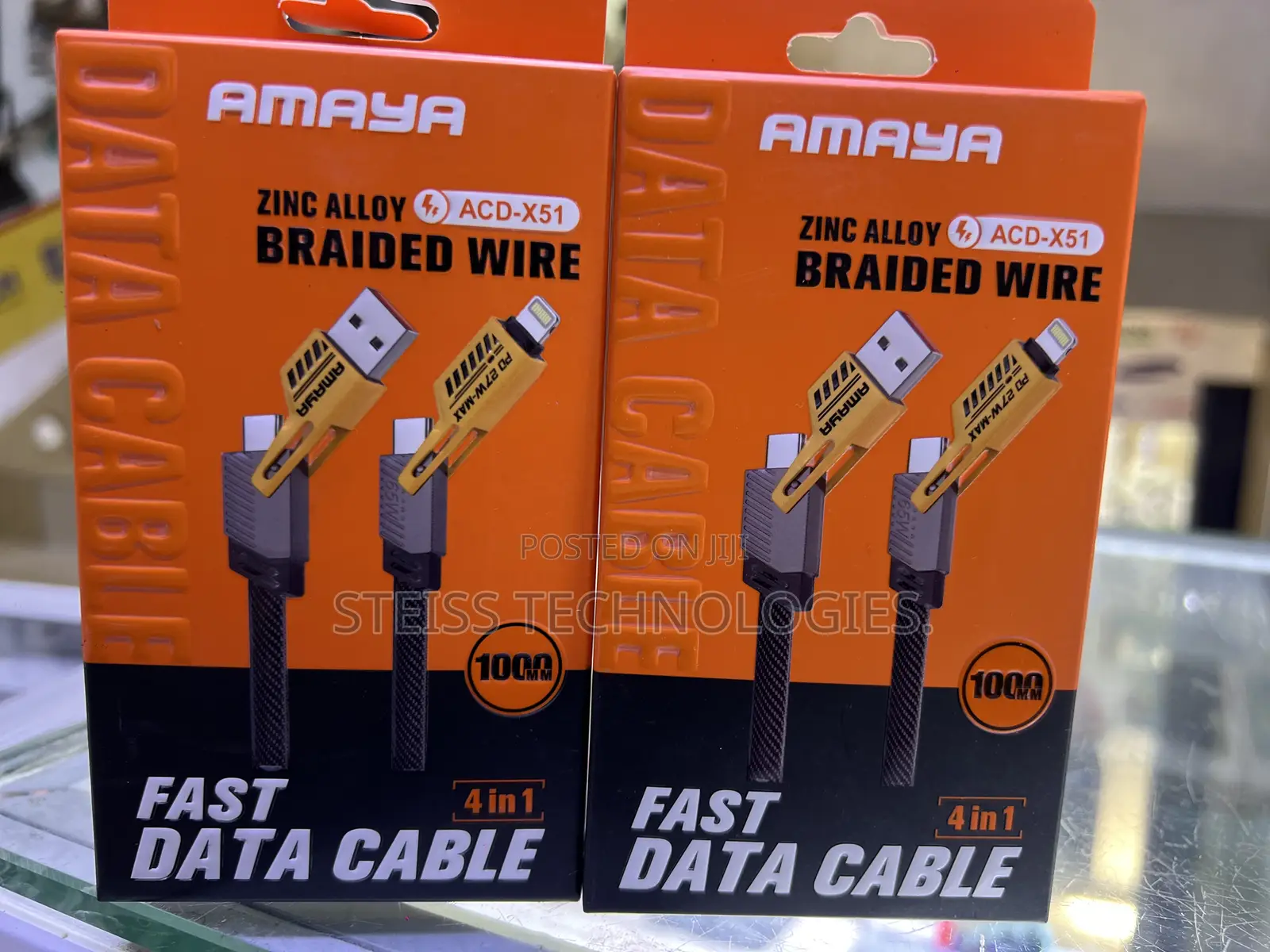 Amaya 4-in-1 Braided Cable