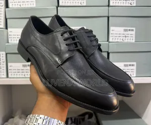 John Foster Black Leather Shoe