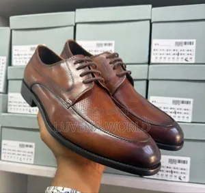 Jf Brown Leather Shoes