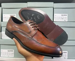Jf Brown Leather Shoes