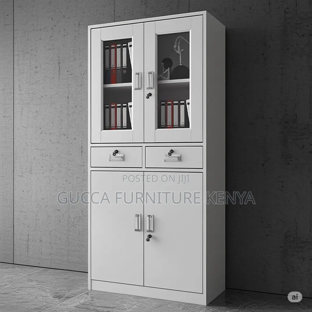 Office Cabinets: 2-door Metallic Storage Cabinet