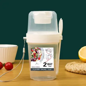 3-in-1 Multifunctional Cup – 800ml – Portable Leak-Proof –Av