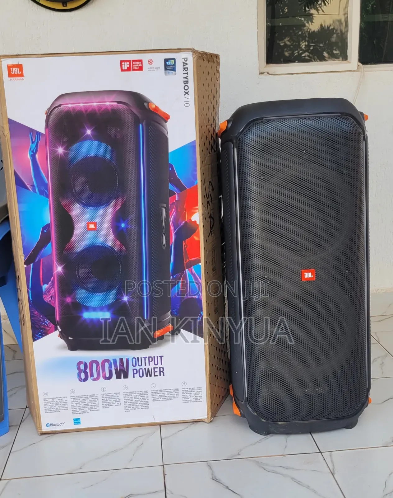JBL Partybox 710 Powerful 800w Portable Bluetooth Wireless Speaker