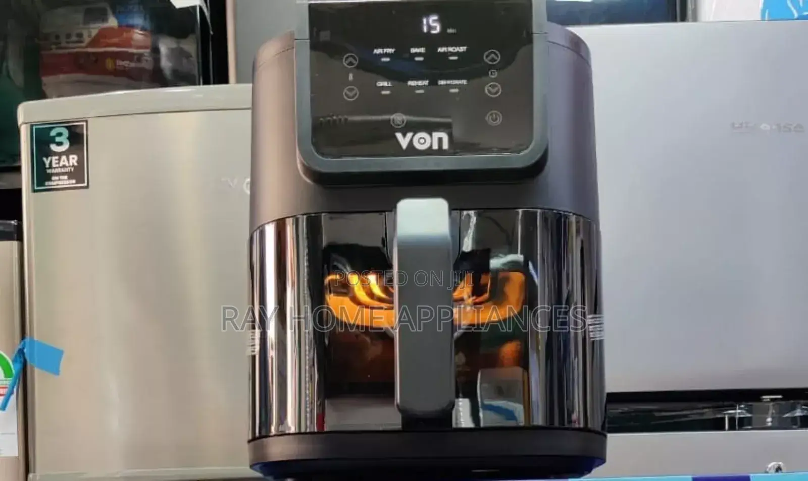 5litres Von Digital Slim Design Air Fryer
